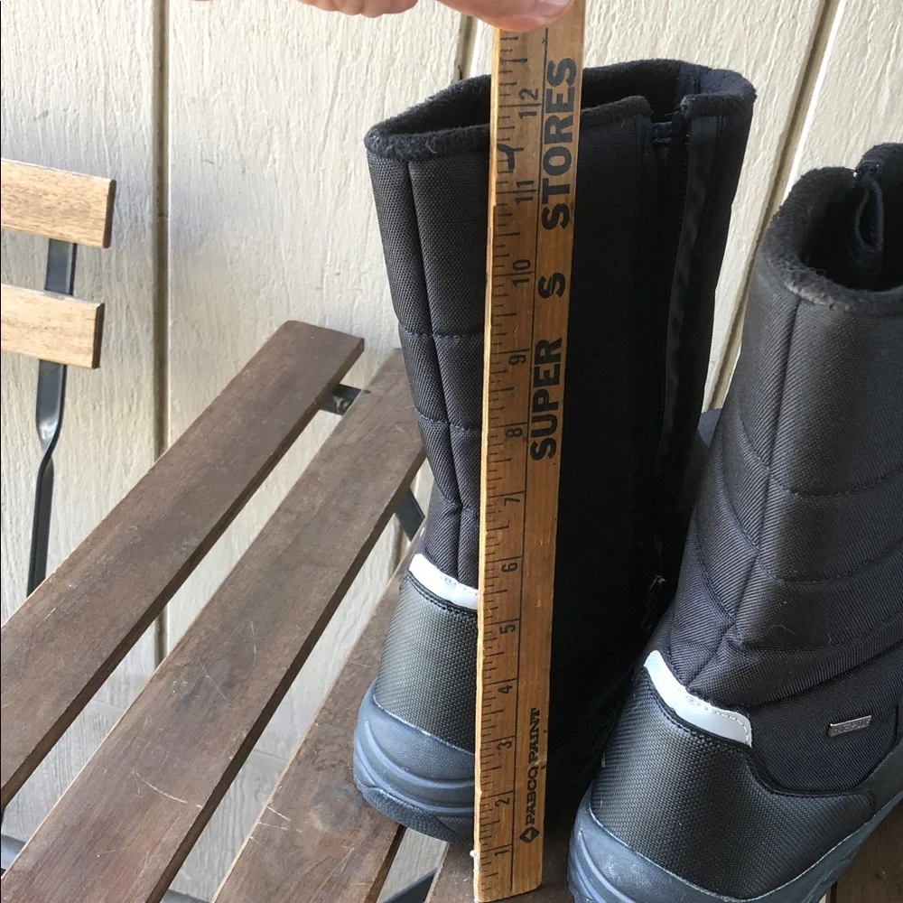 Men's Black Insulated Rain & Snow Boots